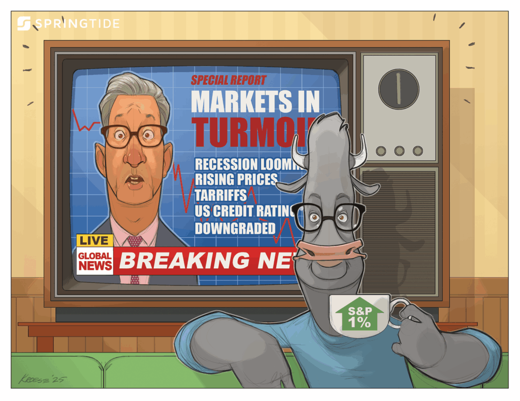 May 2025 Cartoon: Calm Amid Chaos 6 SpringTide Cartoon 2025 05 31 Calm Amid Chaos Rebranded