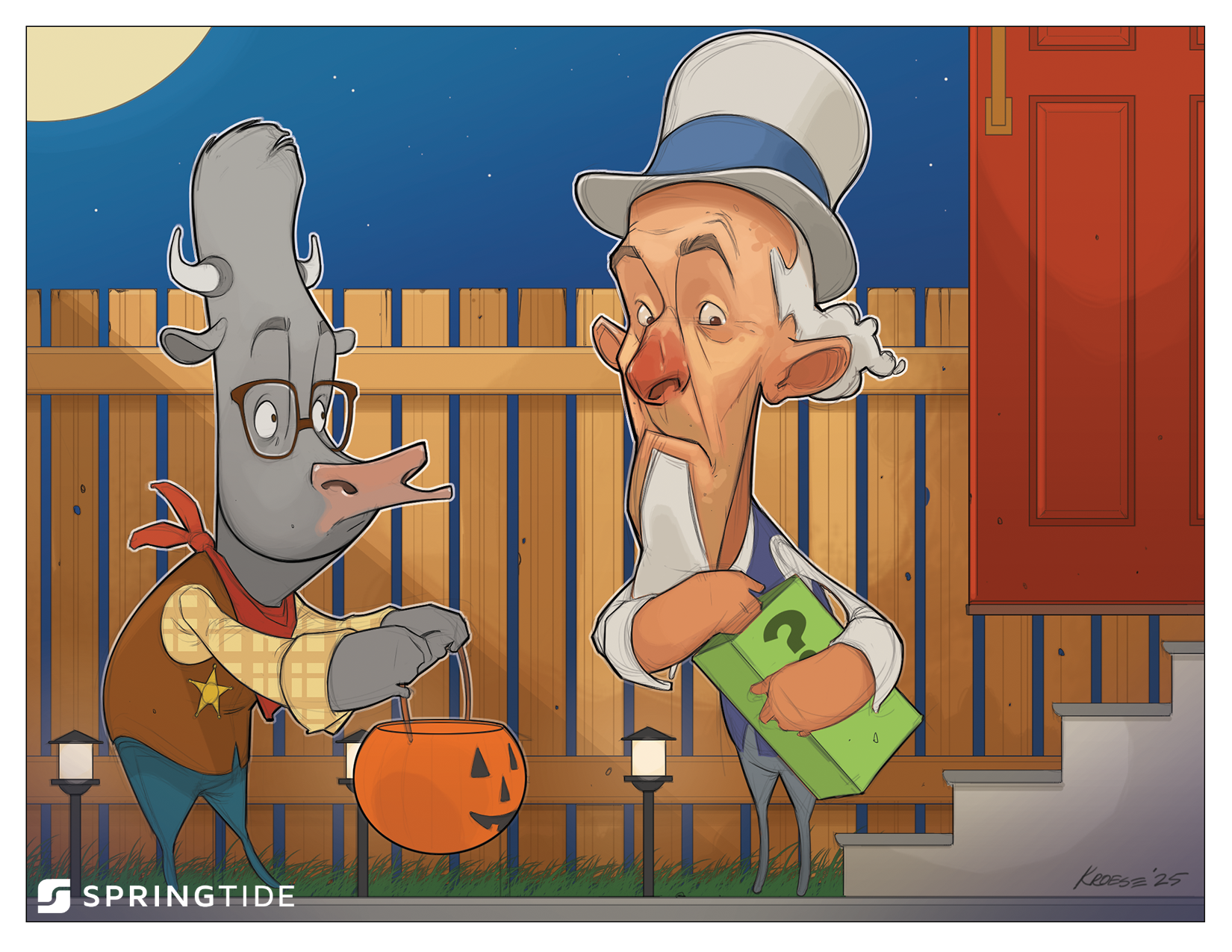 SpringTide Cartoon 2025 10 31 Trick or Treat Rebranded